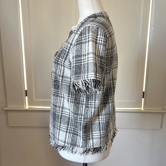 Anthropologie Greylin Textured Short Sleeve Top Size XS - Picture 6 of 16